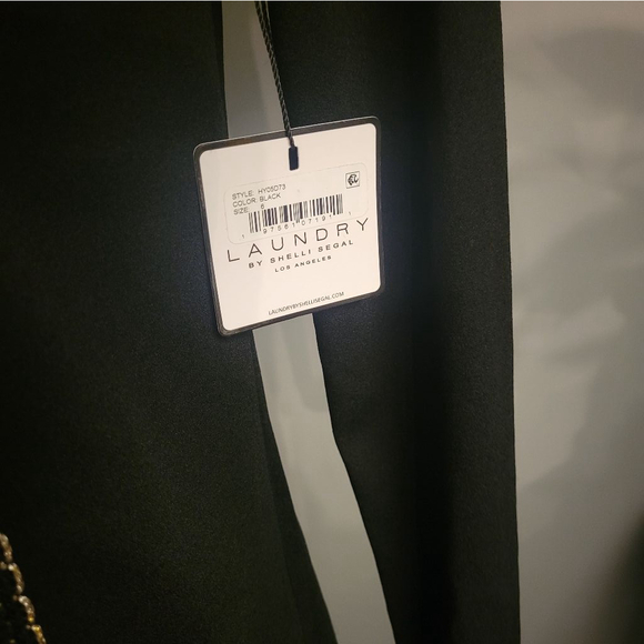 Laundry by Shelli Segal Black Knit Dress Size 6 - Picture 3 of 3